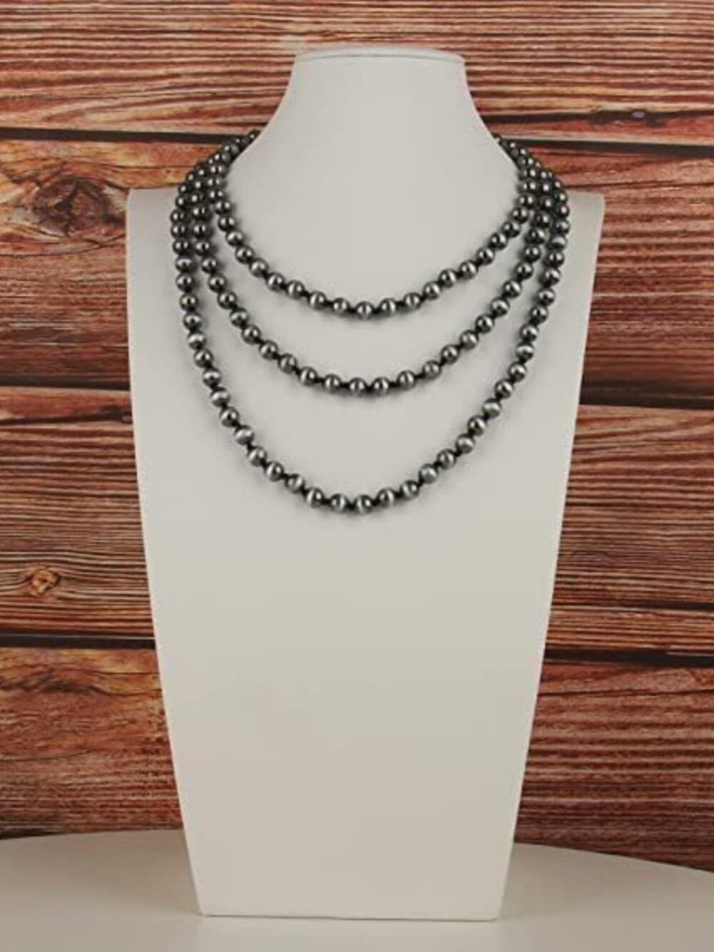 Western Jewelry Navajo Pearl Necklace for Women Men CCB Beaded Necklace Boho Vin - Picture 2 of 4
